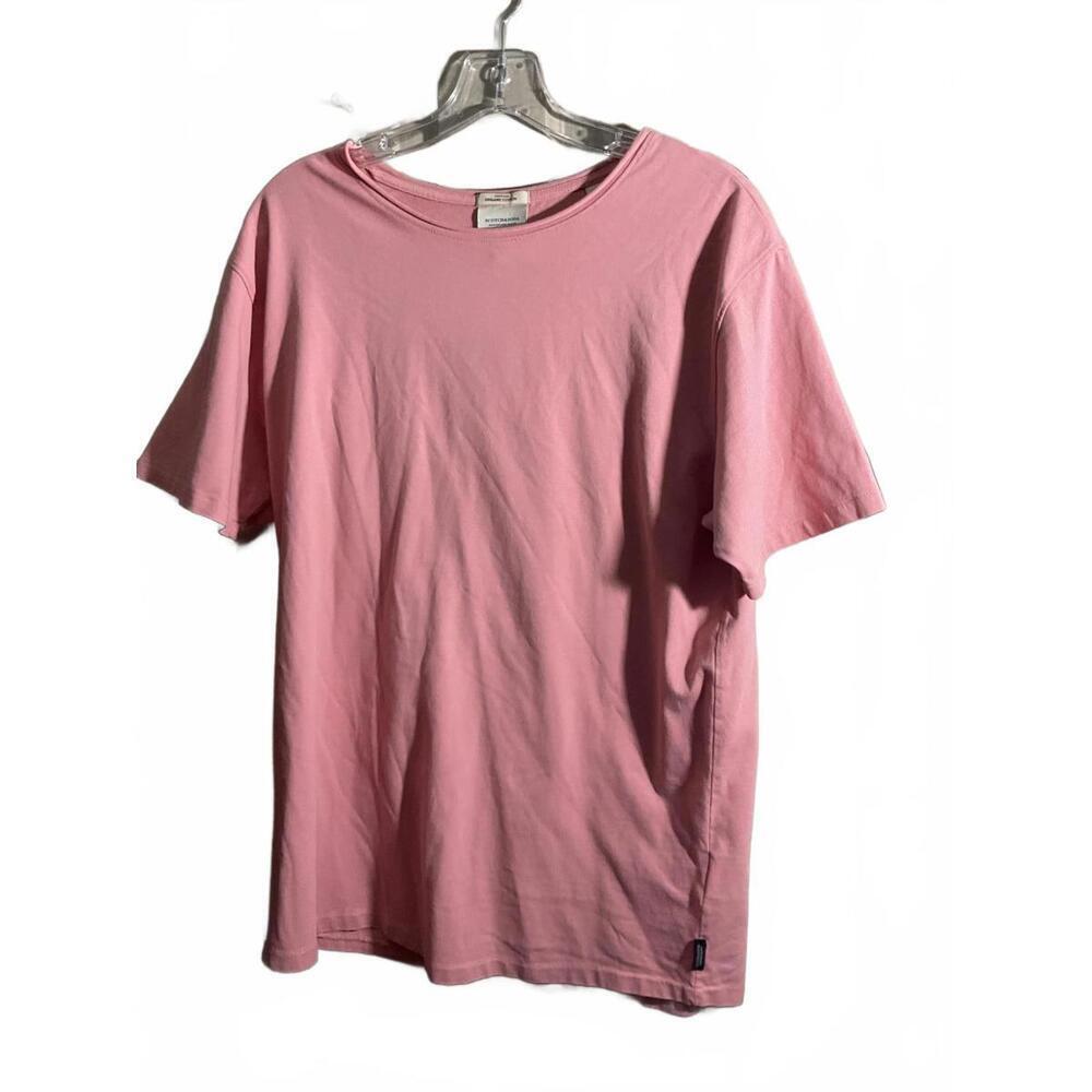 Scotch & Soda Organic Cotton Pink T-Shirt Large